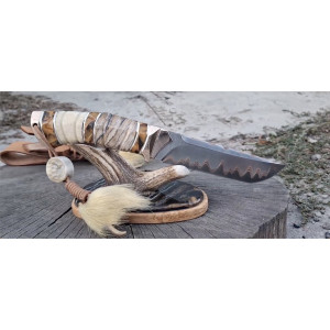 БІЛИЙ ВЕДМІДЬ ніж ручної роботи майстра Павла Гончаренка, сталь К390™ 65 HRC. Photo 2